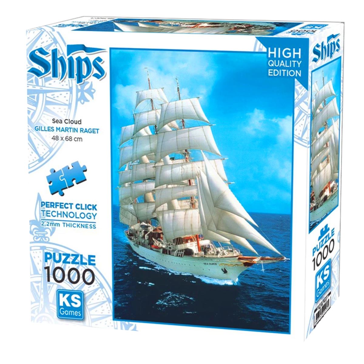 KS GAMES PUZZLE 20774 SEA CLOUD 1000 PARÇA 1