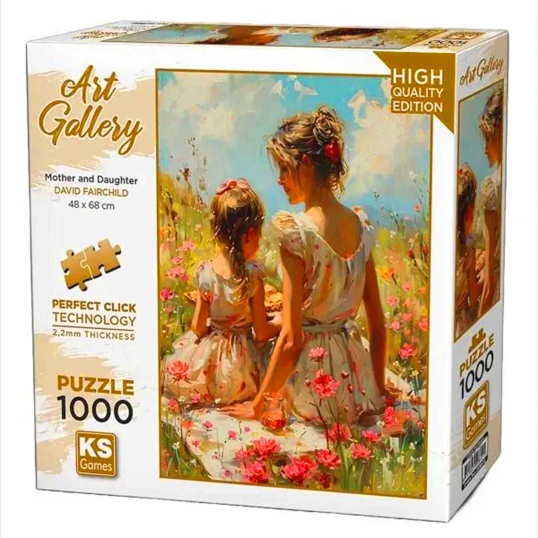 KS GAMES PUZZLE 20802 MOTHER AND DAUGHTER 1000 PARÇA 1