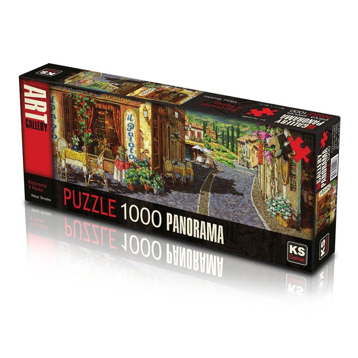 KS GAMES PUZZLE 21006 PANORAMİK RİSTORANTE PAIOLO 1000 PARÇA 1