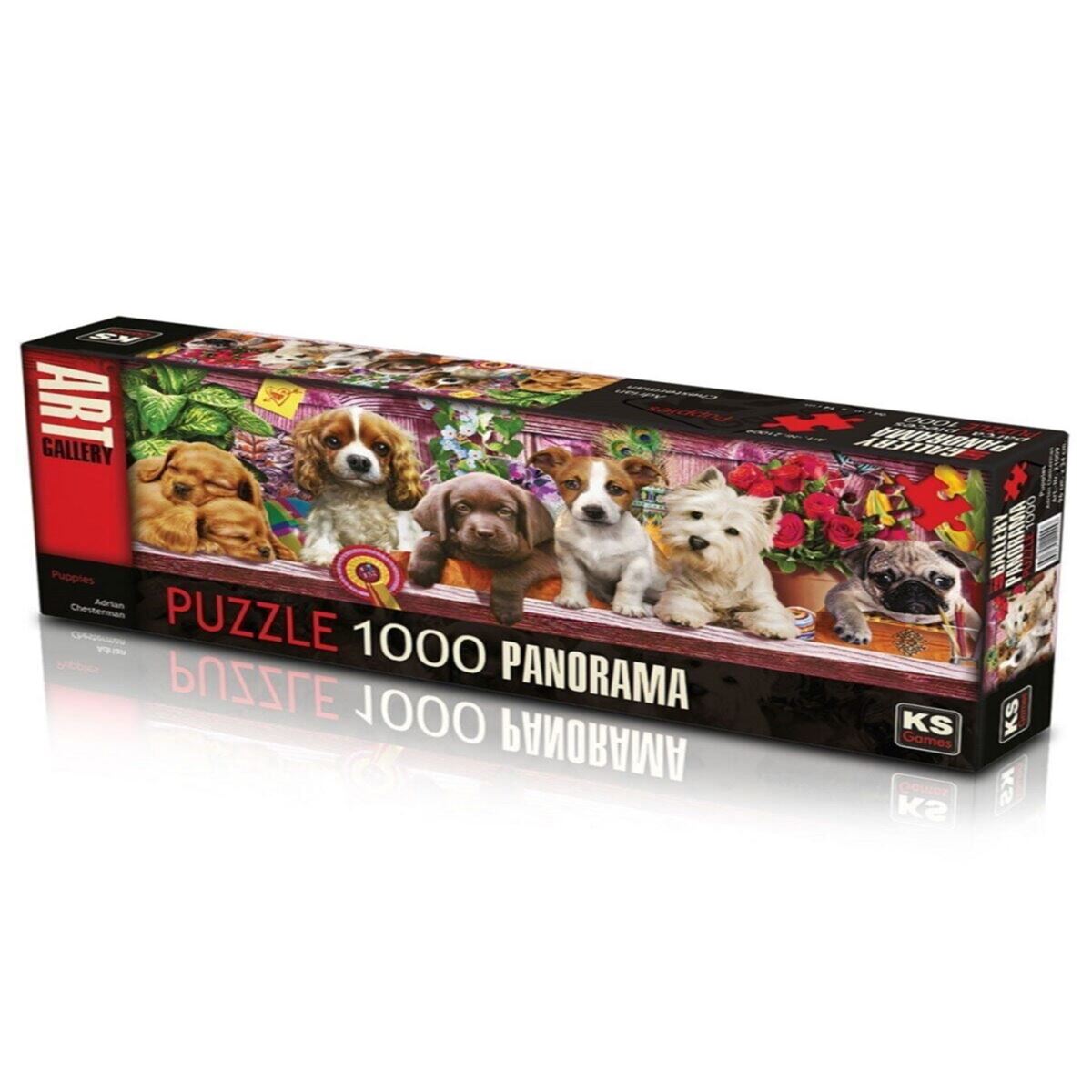 KS GAMES YAPBOZ 21009 PANORAMİK PUPPİES 1000 PARÇA 1