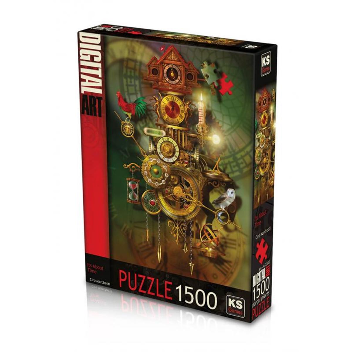 KS GAMES PUZZLE 22002 ITS ABOUT TİME 1500 PARÇA 1