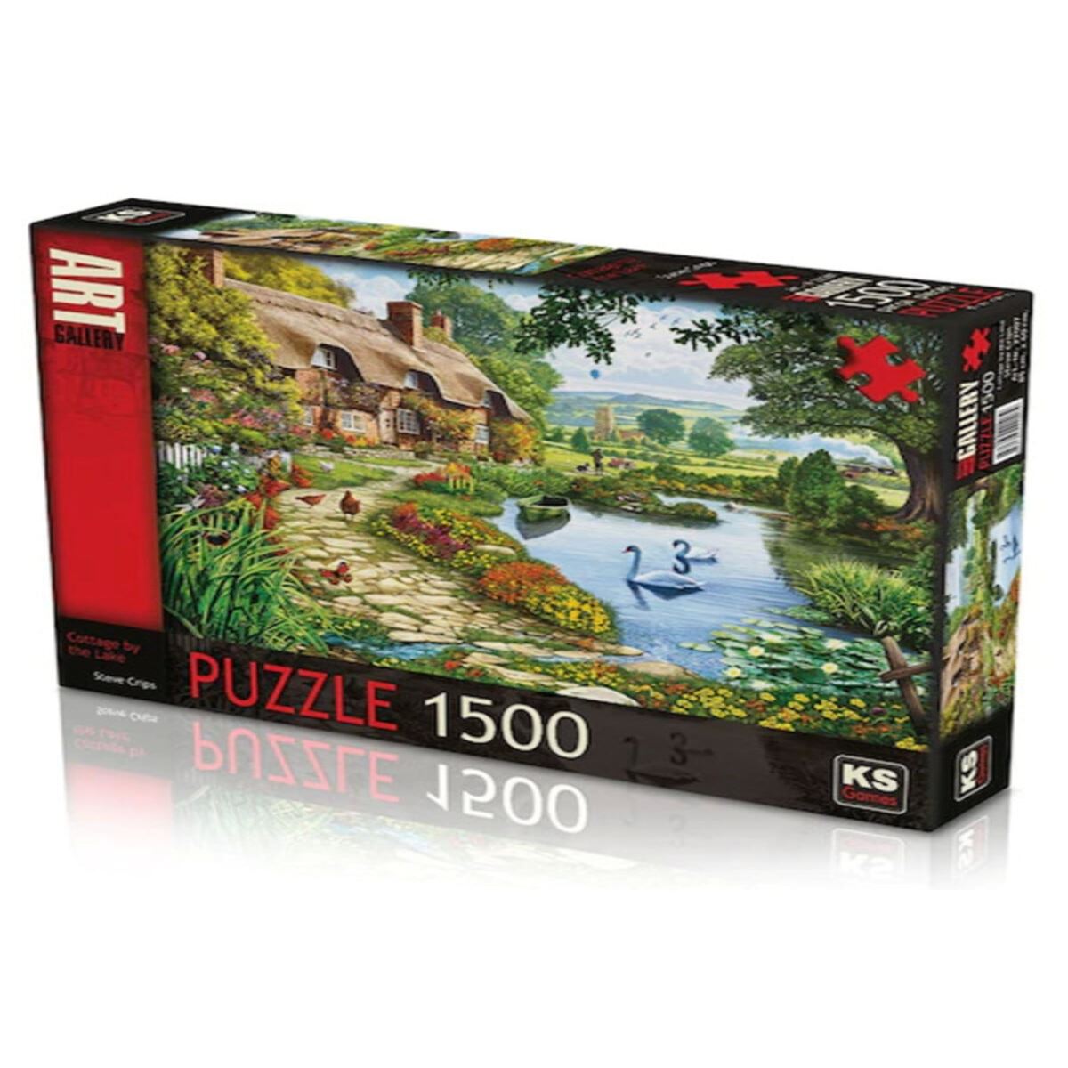 KS GAMES PUZZLE 22007 COTTAGE BY THE LAKE 1500 PARÇA 1