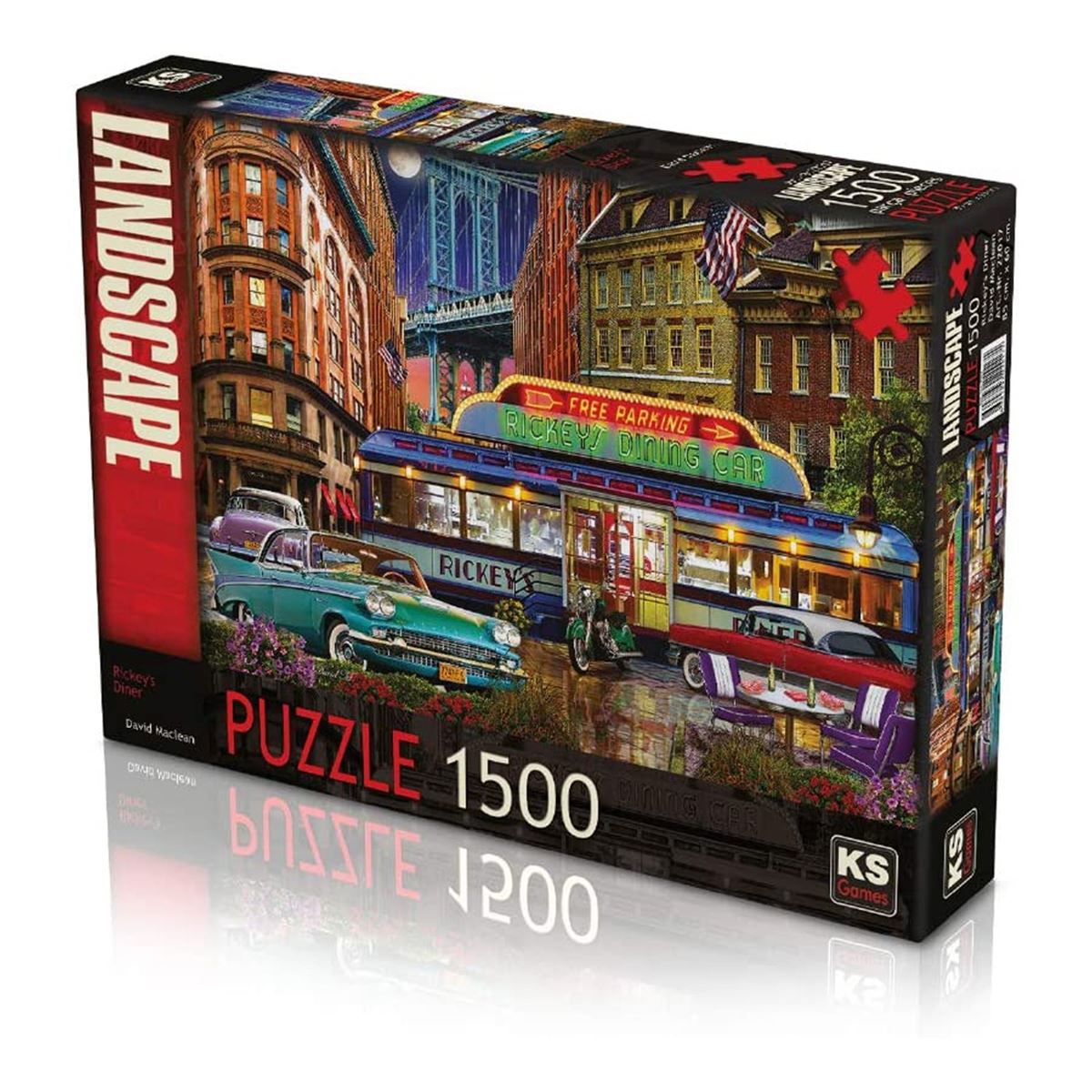KS GAMES PUZZLE 22017 RICKEYS DİNER 1500 PARÇA 1