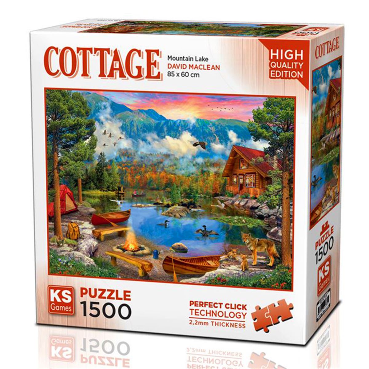 KS GAMES PUZZLE 22036 MOUNTAİN LAKE 1500 PARÇA 1