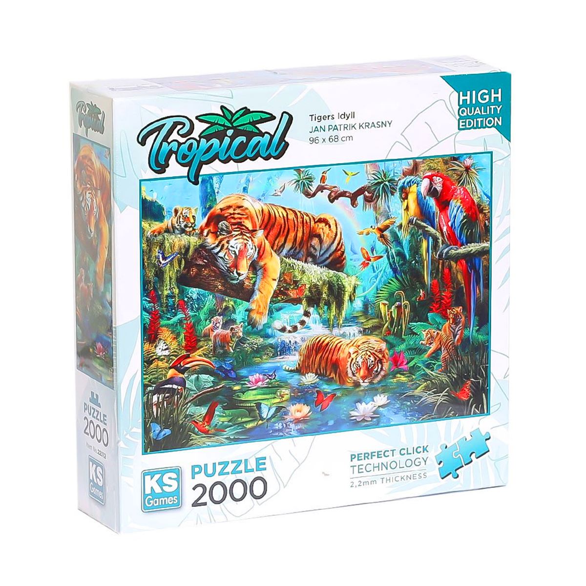 KS GAMES PUZZLE 22512 TİGERS IDYLL 2000 PARÇA 1