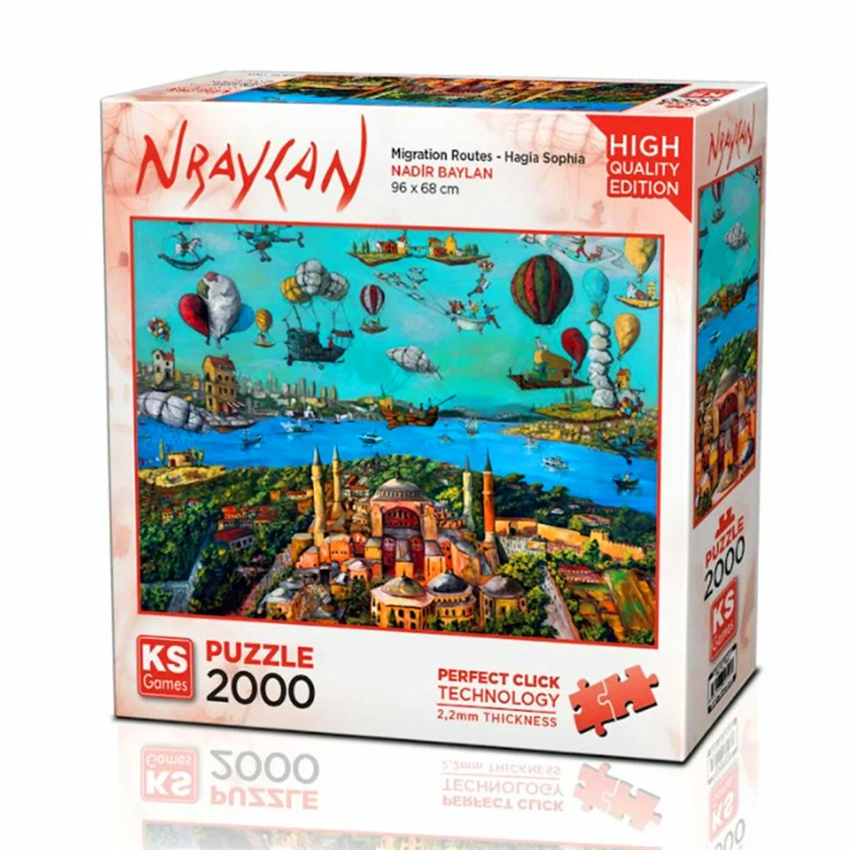 KS GAMES PUZZLE 22523 MİGRATİON ROUTES-HAGİA SOPHİA 2000 PARÇA 1