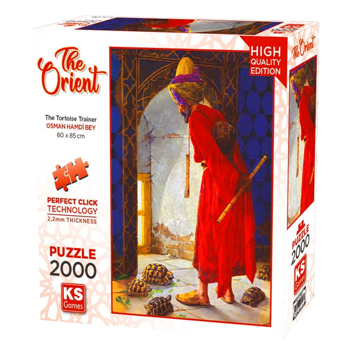 KS GAMES PUZZLE 22527 KAPLUMBAĞA TERBİYECİSİ THE TORTOİSE TRAİNER 2000 PARÇA 1
