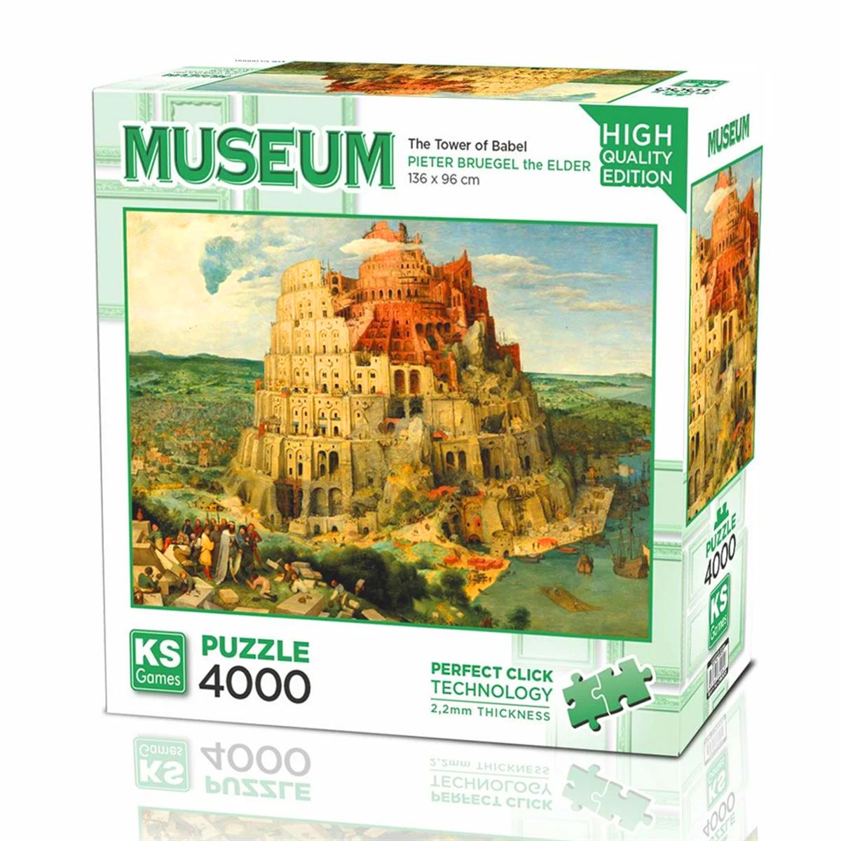 KS GAMES PUZZLE 23508 THE TOWER OF BABEL 4000 PARÇA 1