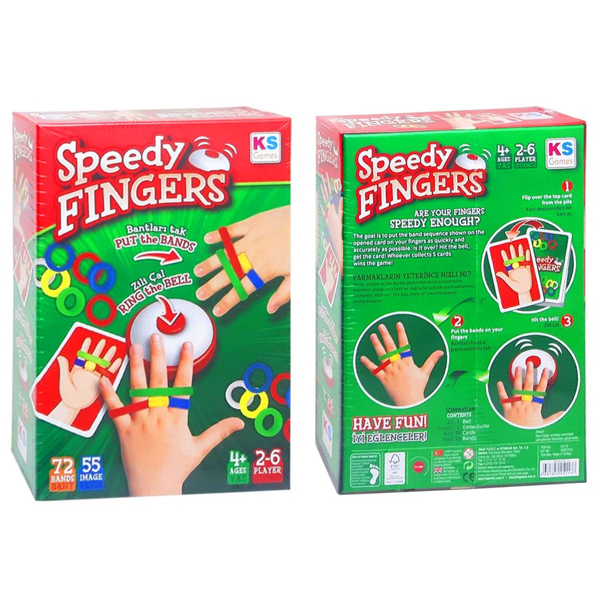 KS GAMES ZEKA OYUNU 25113 SPEEDY FİNGERS 1