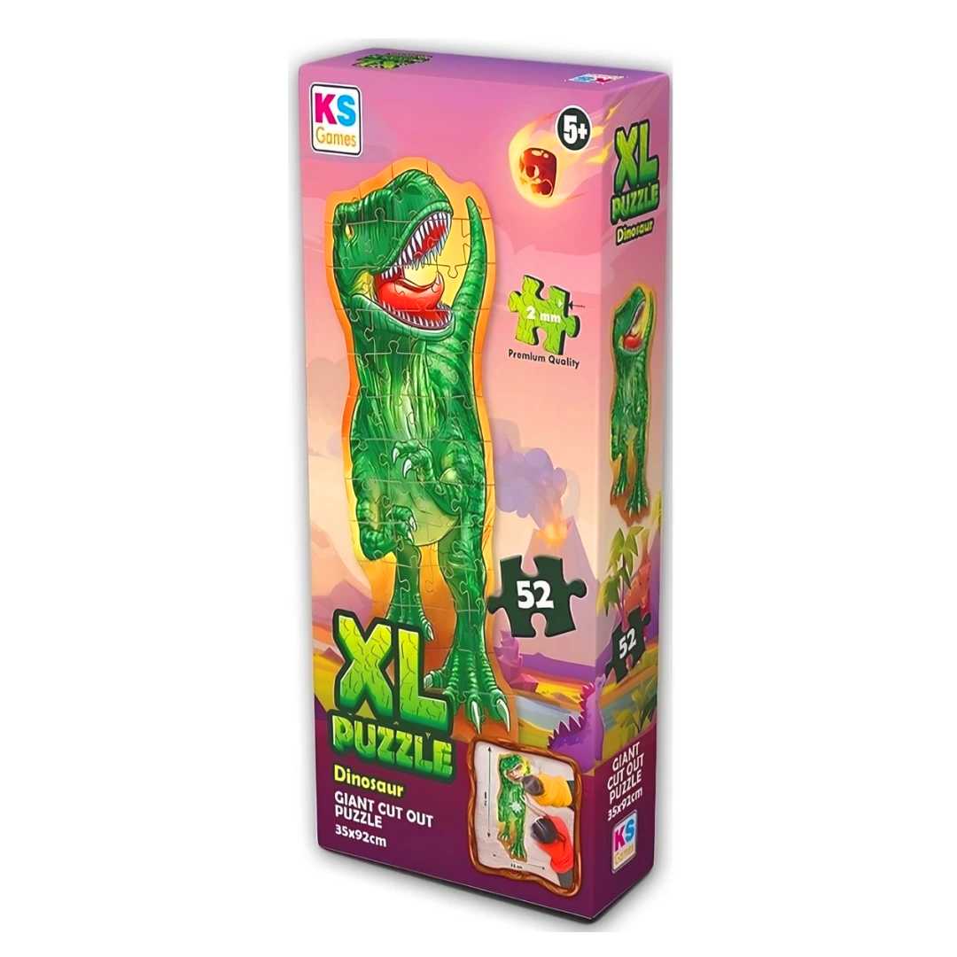 KS GAMES XL PUZZLE 32501-28615 DİNOSAUR 52 PARÇA 5+ 1