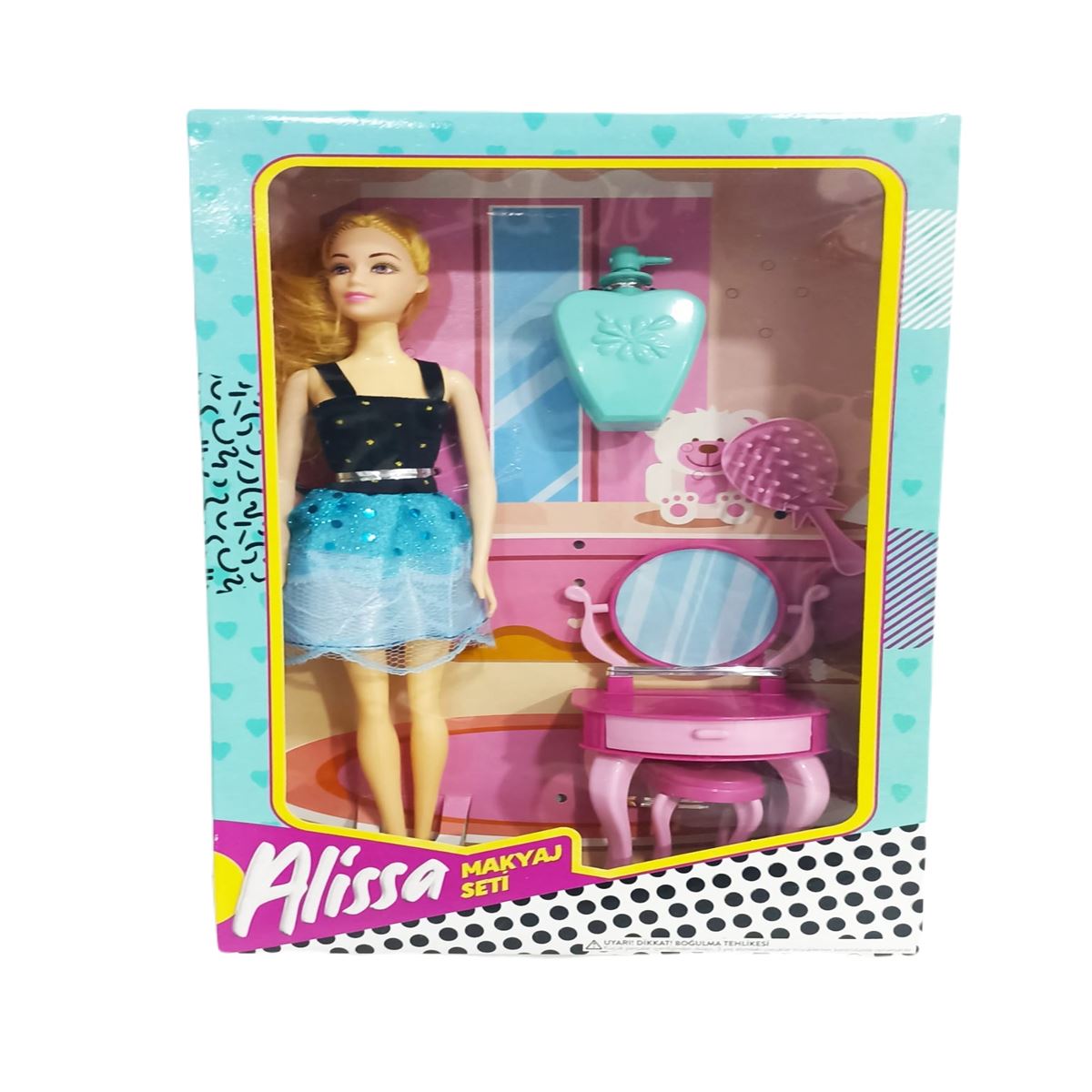 MGS ALİSSA BEBEK 19-3897 MAKYAJ SETİ 3+ 1