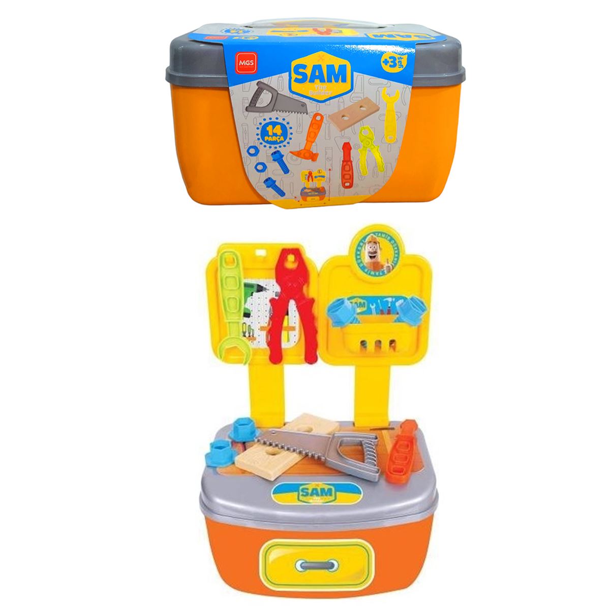 MGS SAM THE BUİLDER 3985 TAMİR DÜKKANI 14 PARÇA 3+ 1