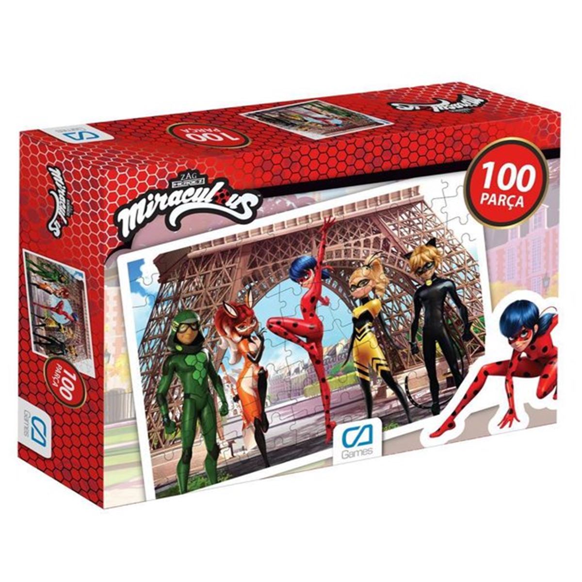 CA GAMES PUZZLE CA.5002 MİRACULOUS 100 PARÇA 1