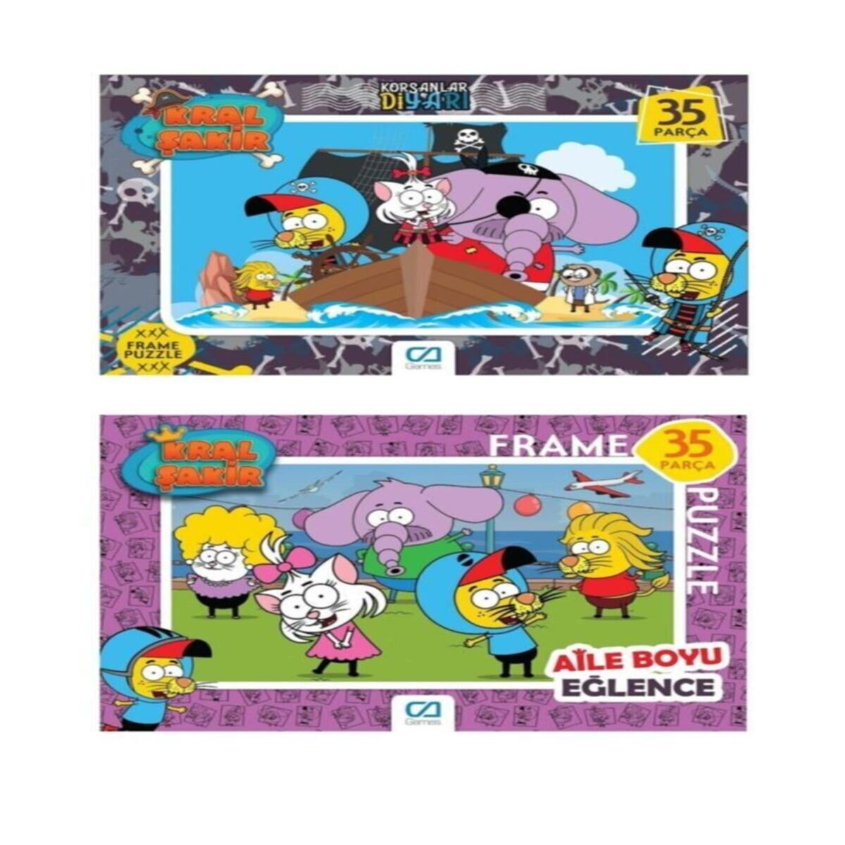 CA GAMES PUZZLE 5049-5050 KRAL ŞAKİR FRAME 35 PARÇA 3+ 1