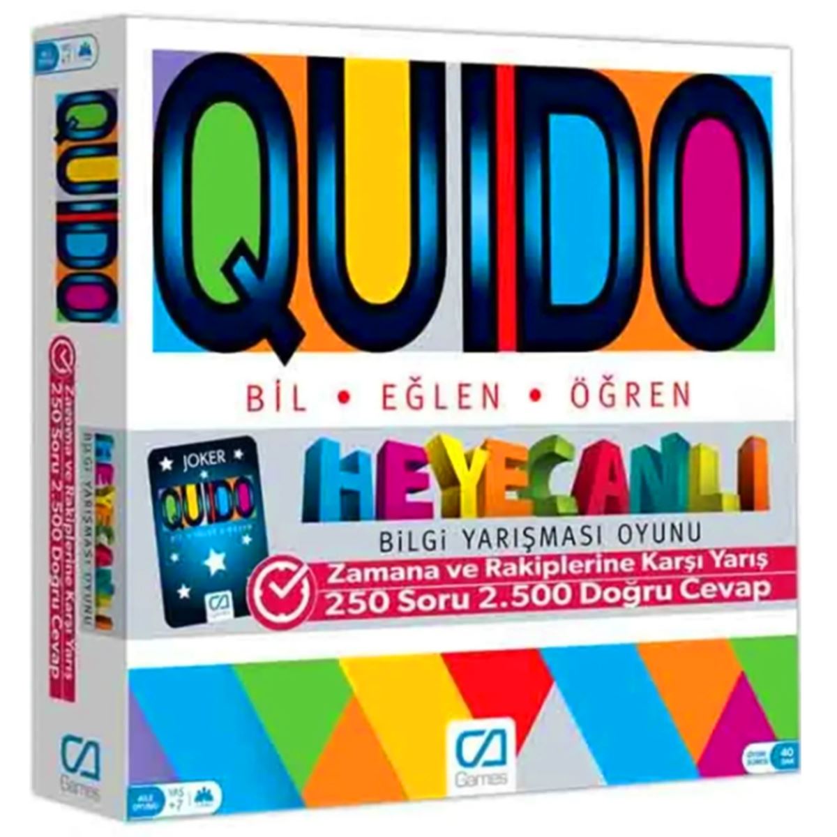 CA GAMES QUİDO 5046 BİLGİ YARIŞMASI OYUNU 7+ 1