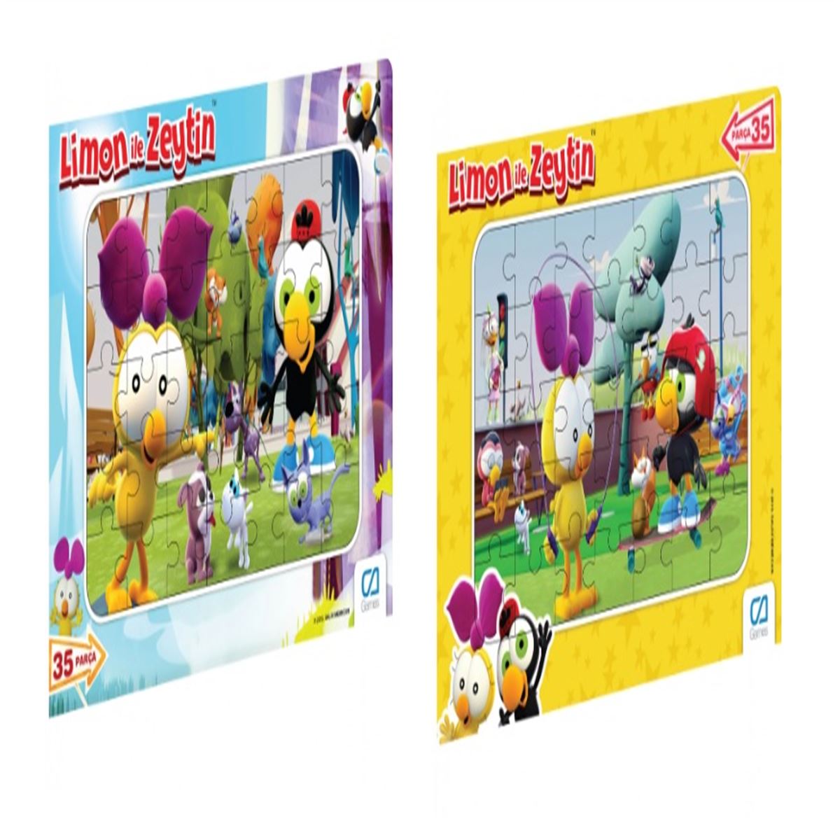 CA GAMES PUZZLE CA.5082-5083 LİMON İLE ZEYTİN 35 PARÇA 1