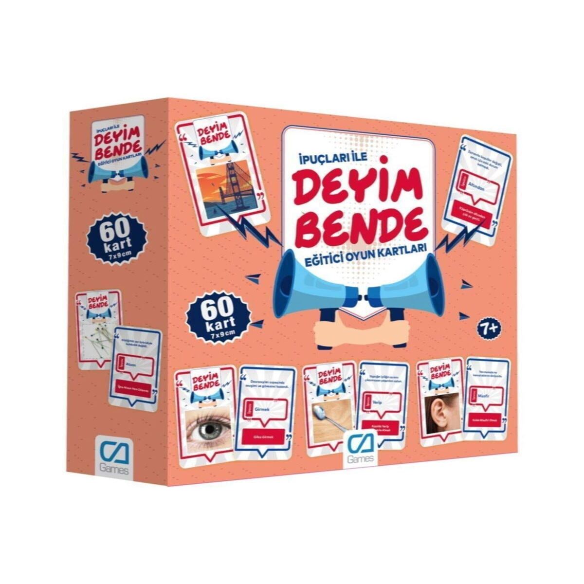 CA GAMES OYUN KARTLARI CA.5105 DEYİM BENDE 60 KART 7+ 1