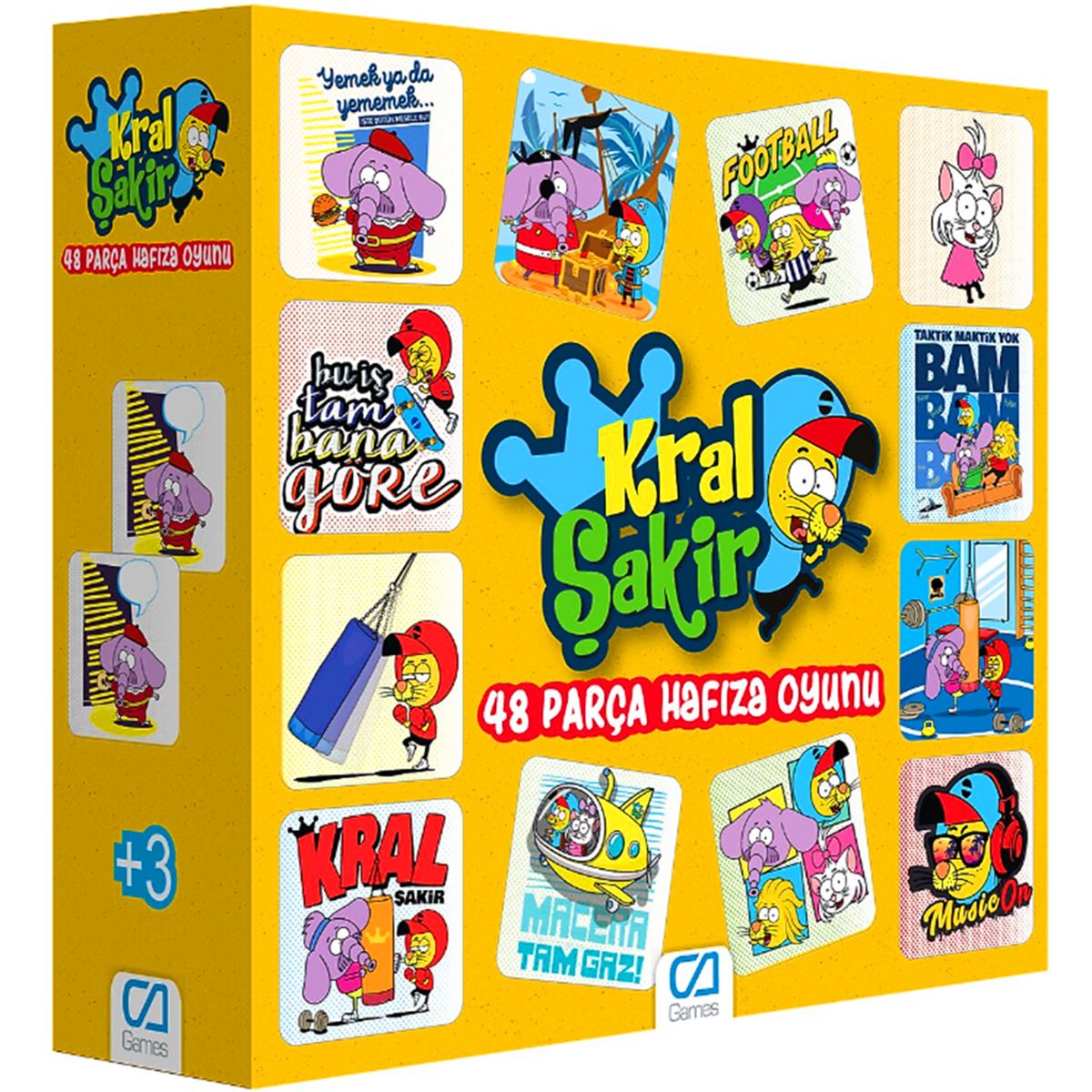 CA GAMES KRAL ŞAKİR 5112 HAFIZA OYUNU 48 PARÇA +3 1
