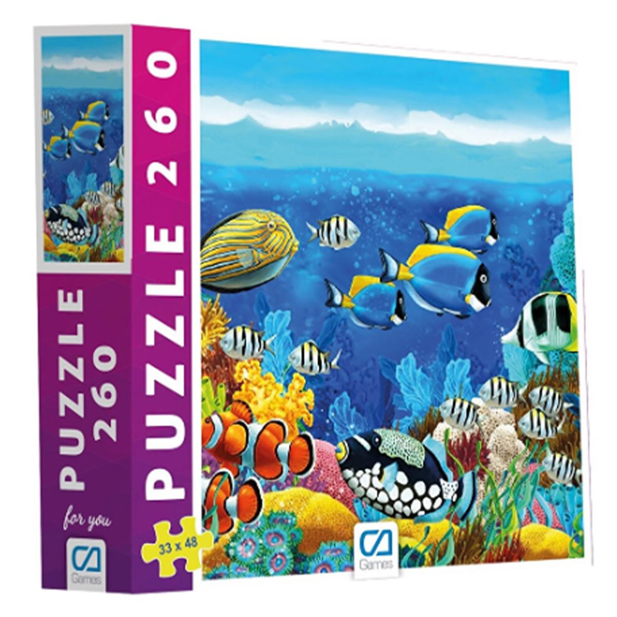 CA GAMES PUZZLE 6004 BALIKLAR 260 PARÇA 3+ 1