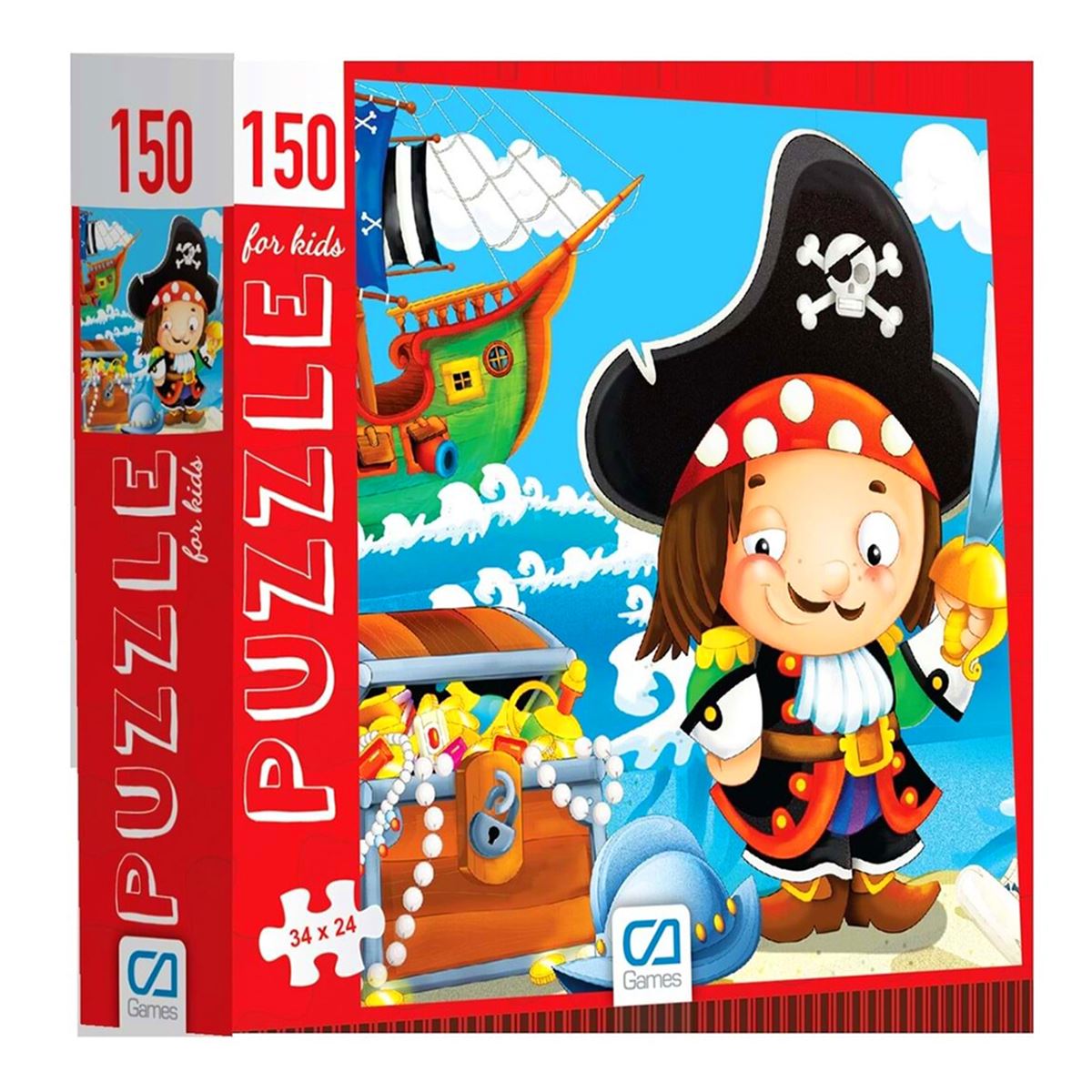 CA GAMES PUZZLE 6100 KORSAN 150 PARÇA 3+ 1