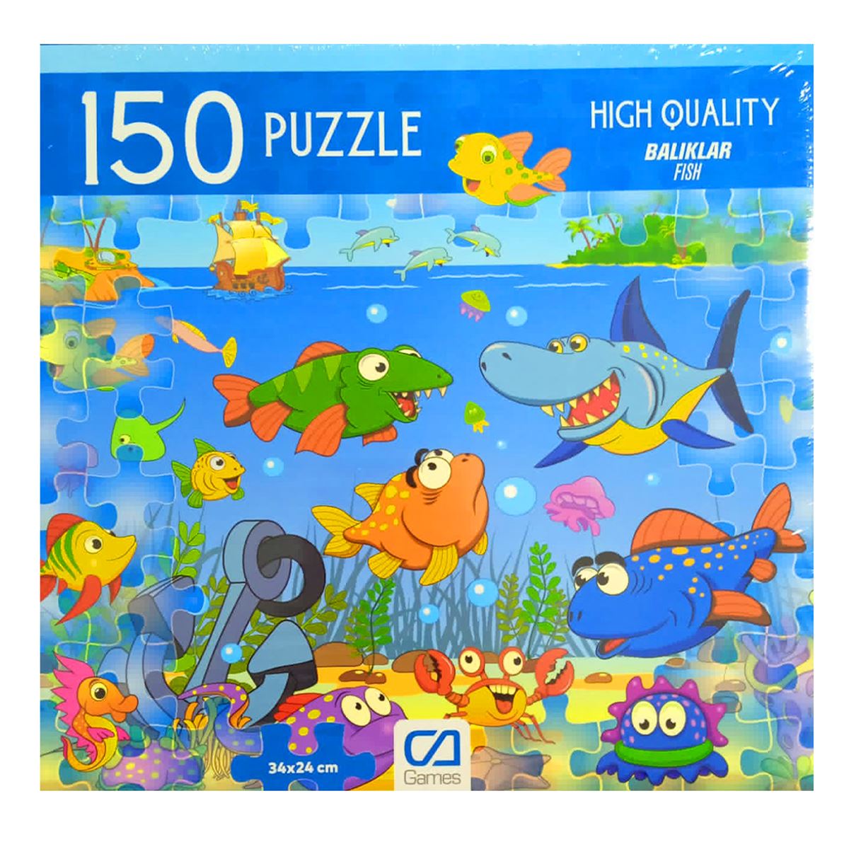 CA GAMES PUZZLE 6106 BALIKLAR 150 PARÇA 3+ 1