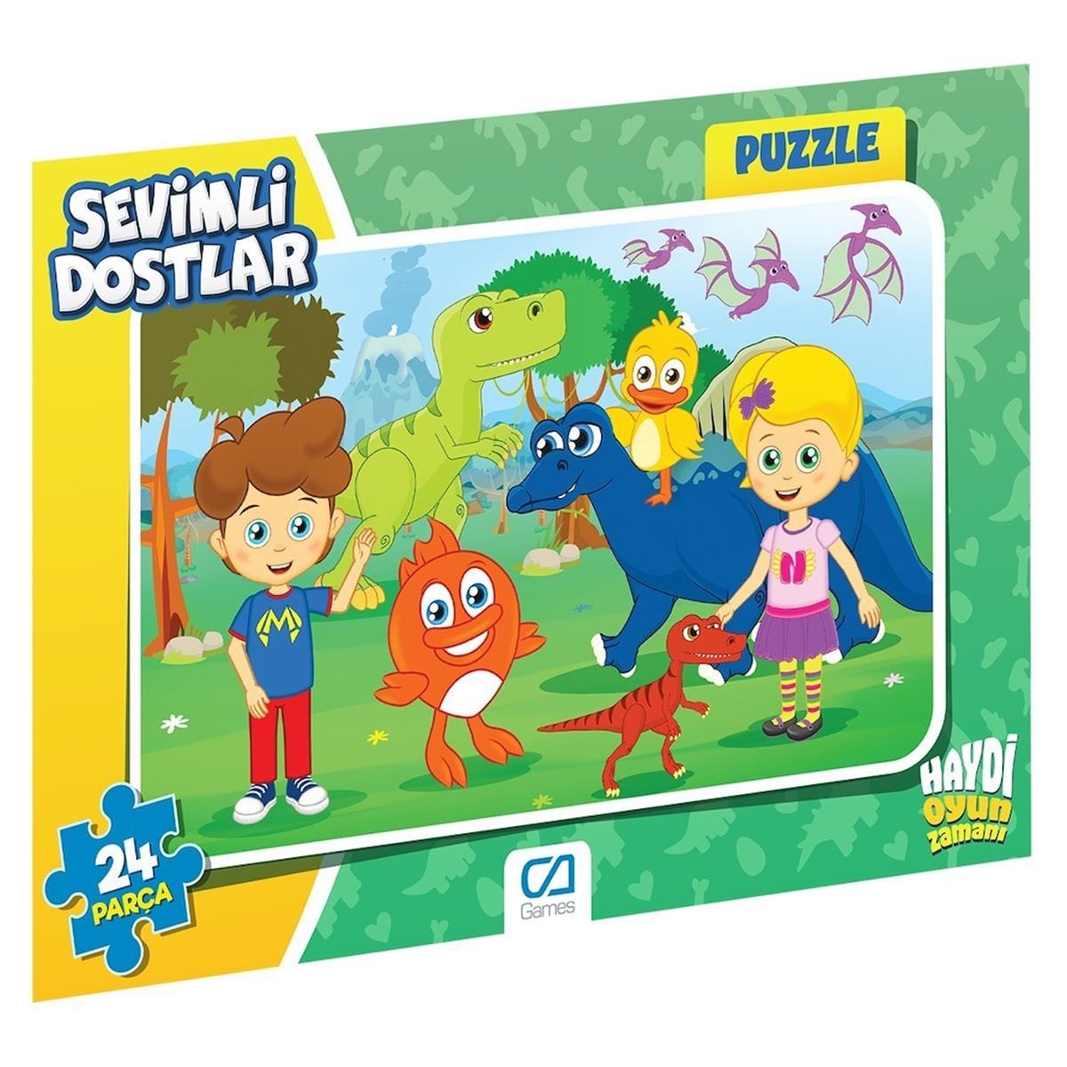 CA GAMES PUZZLE 5121-5122 SEVİMLİ DOSTLAR 24 PARÇA 3+ 1