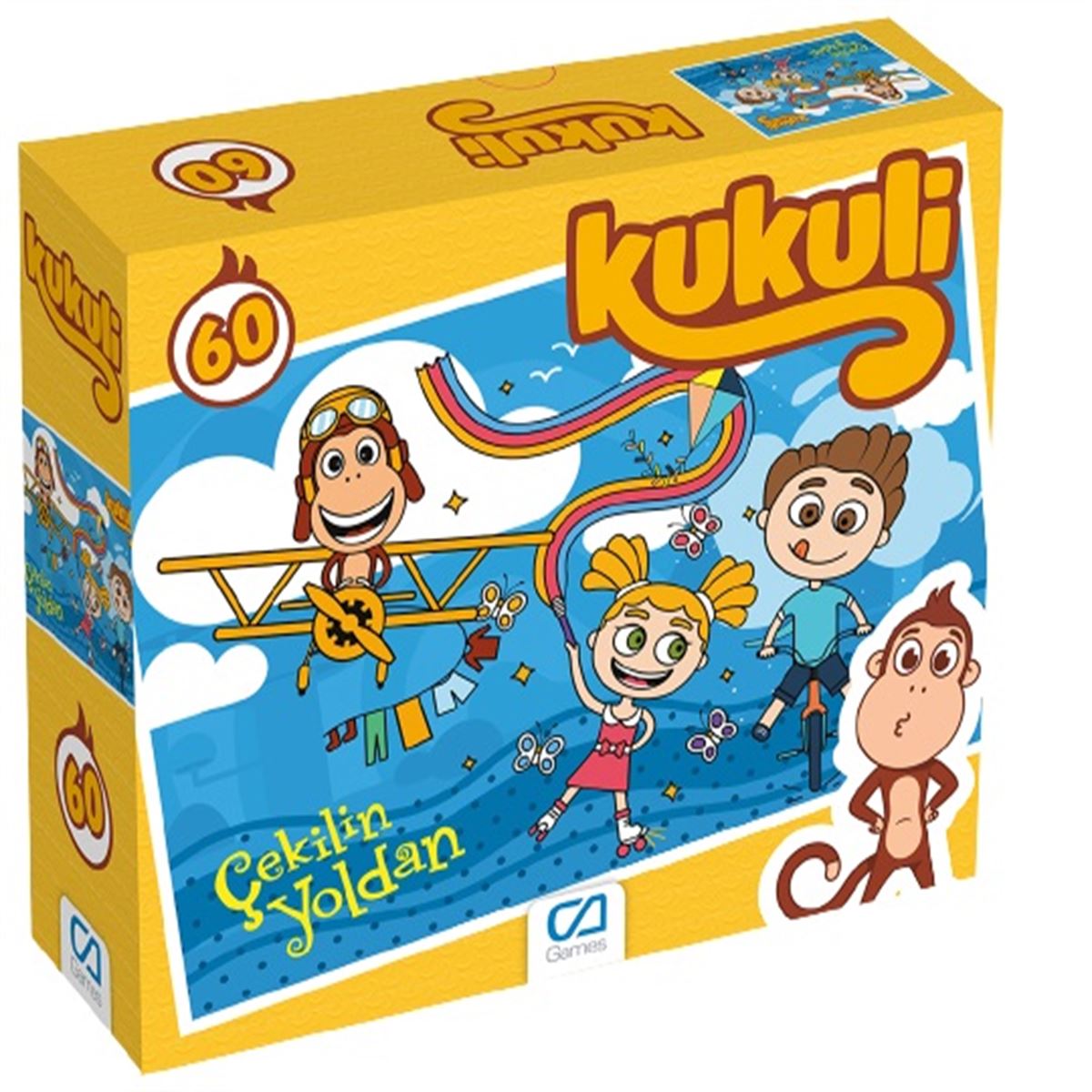 CA GAMES PUZZLE CA.5136 KUKULİ ÇEKİLİN YOLDAN 60 PARÇA 1