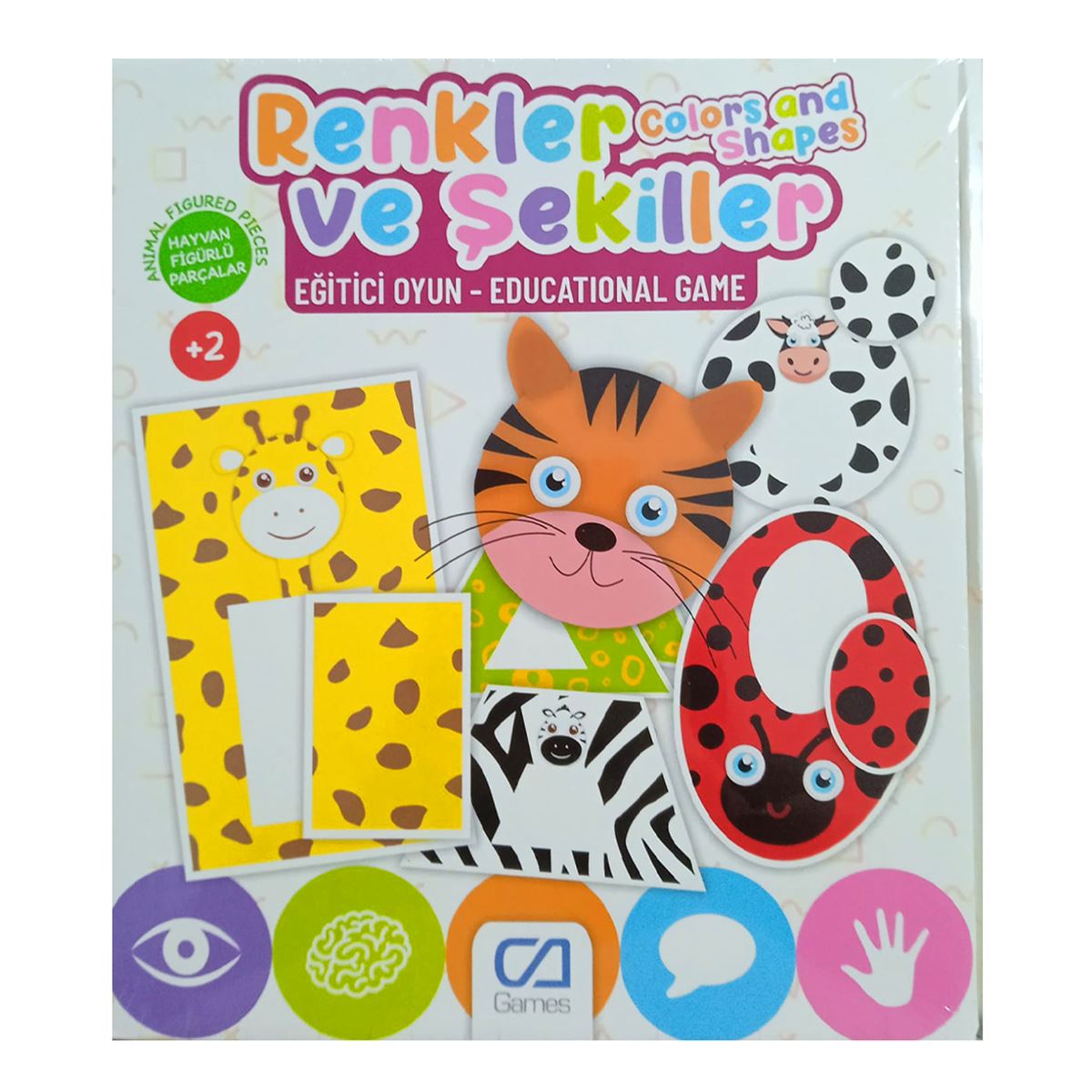 CA GAMES RENKLER VE ŞEKİLLER 5148 EĞİTİCİ KARTLAR +2 1