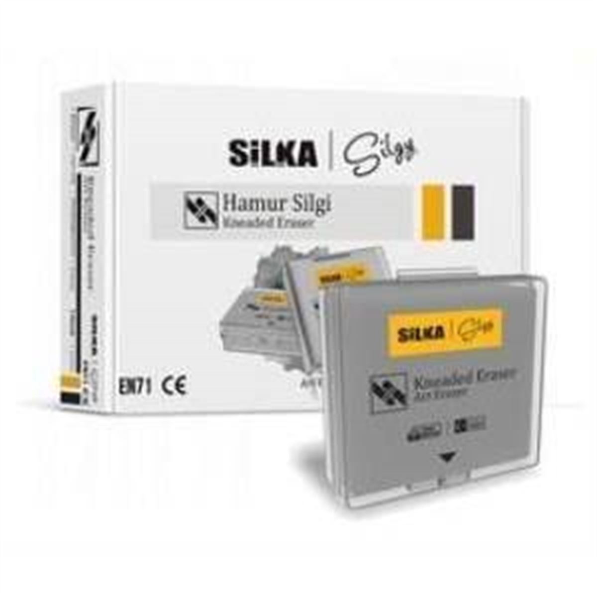 SİLKA HAMUR SİLGİ GRİ 12 Lİ ART26 1