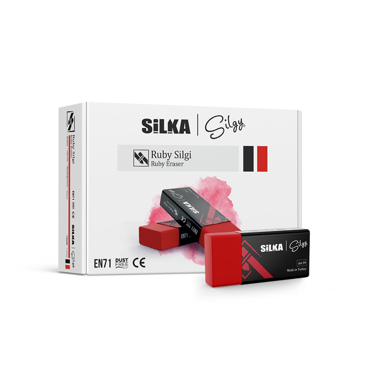 SİLKA SİLGİ RUBY KIRMIZI 30 LU ART59 1