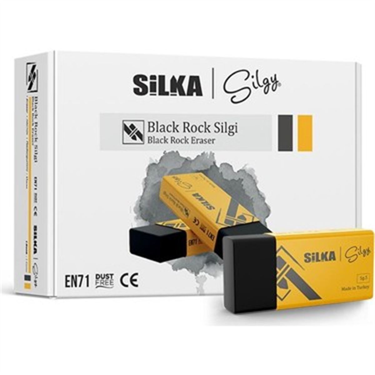 SİLKA SİLGİ BLACK ROCK SİYAH 24 LÜ SG5 1