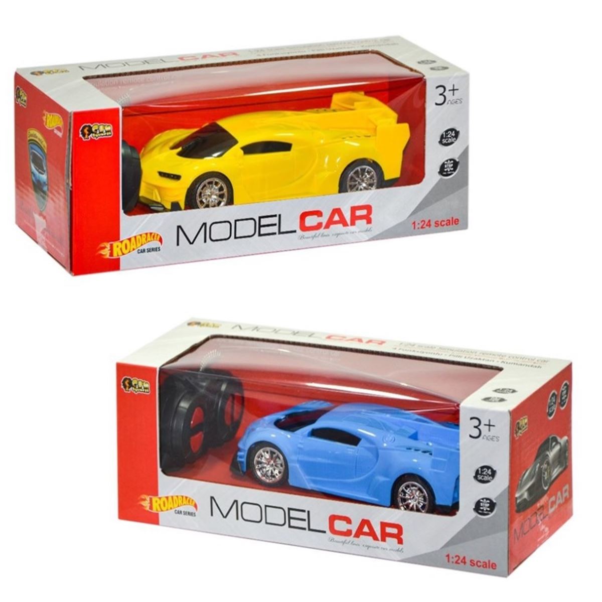 CAN KUMANDALI ARABA 888-9 ROADRACER MODEL CAR 1.24 SCALE PİLLİ 3+ 1