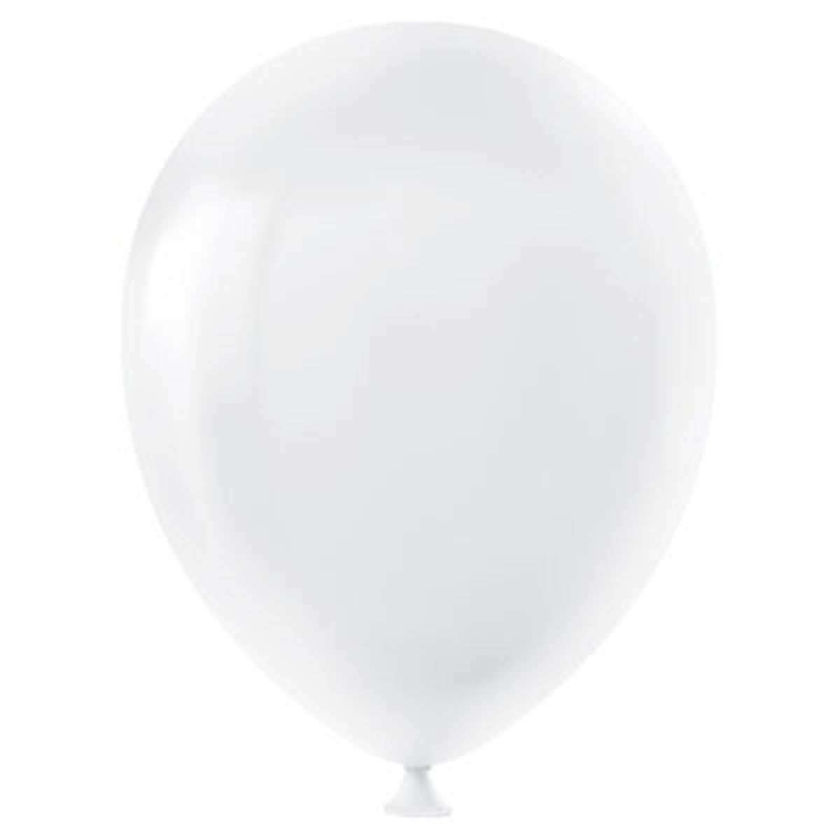 HBK BALON 0256 PASTEL BEYAZ 12 İNCH 100 LÜ 1