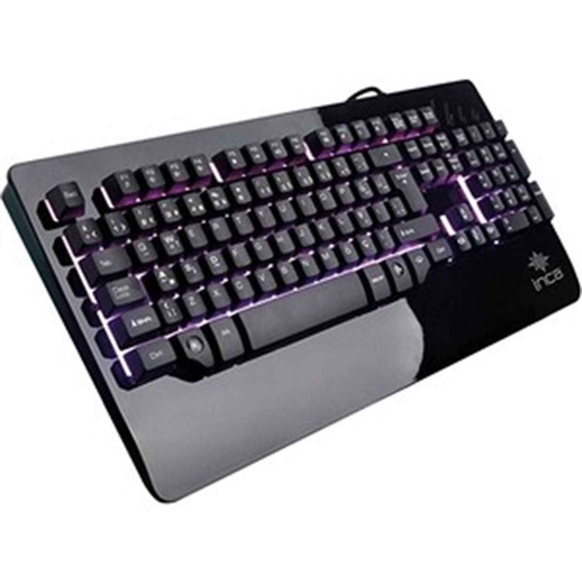 İNCA KLAVYE Q IKG-442 GERARDO USB KABLOLU GÖKKUŞAĞI AYDINLATMALI MEKANİK HİSLİ 1