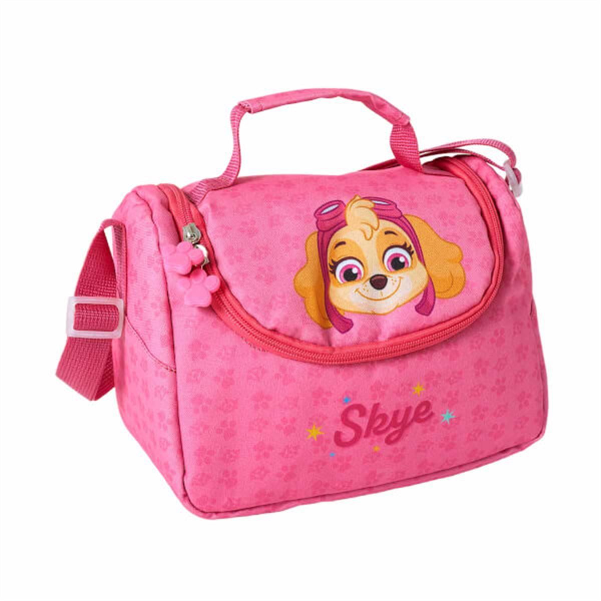 PAW PATROL BESLENME ÇANTASI 2149 PEMBE TEK BÖLMELİ 1