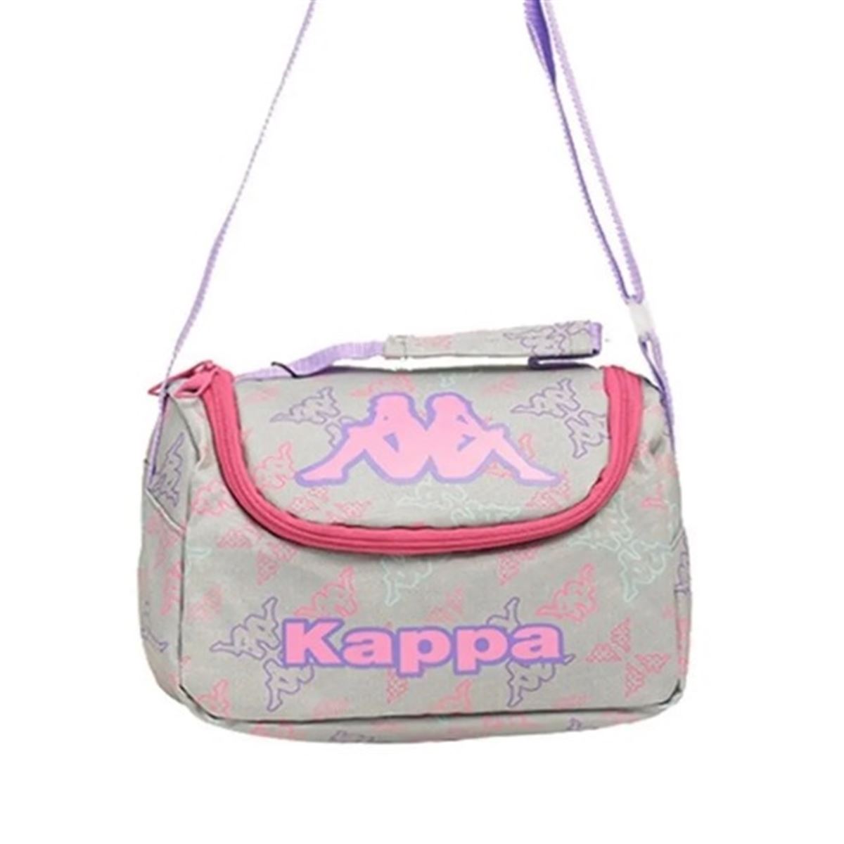 KAPPA BESLENME ÇANTASI 2335 GRİ LİLA TEK BÖLMELİ 1