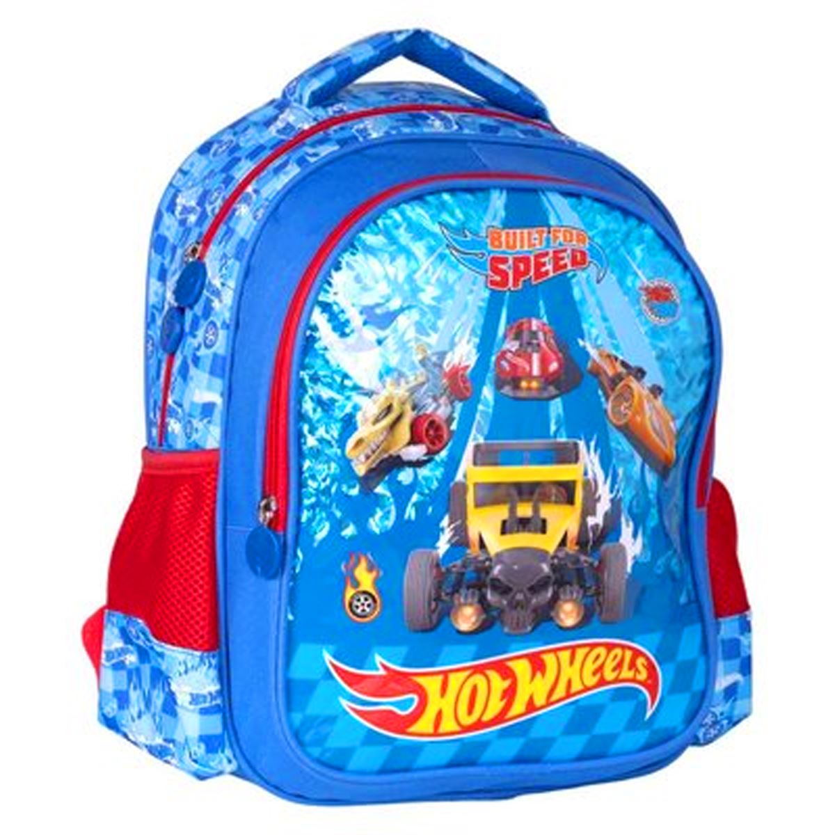 HOT WHEELS OKUL ÇANTASI 2482 ÇİFT BÖLMELİ 1