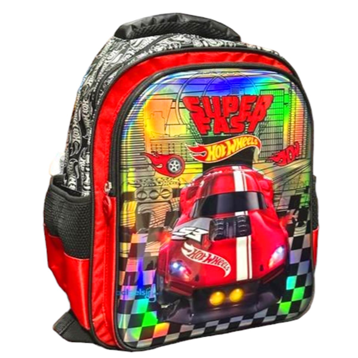HOT WHEELS OKUL ÇANTASI 2592 ÇİFT BÖLMELİ 1