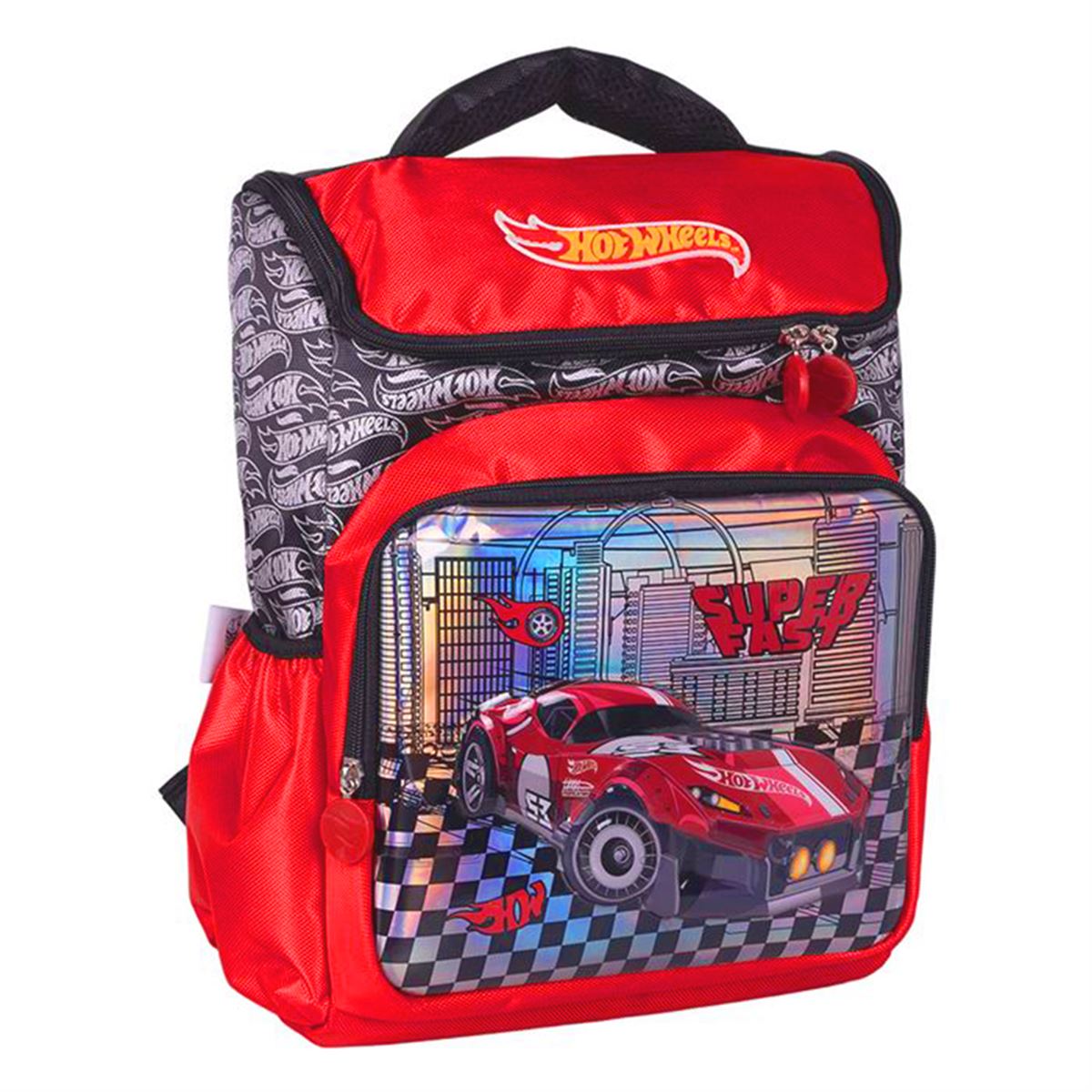 HOT WHEELS OKUL ÇANTASI 2593 ÇİFT BÖLMELİ 1