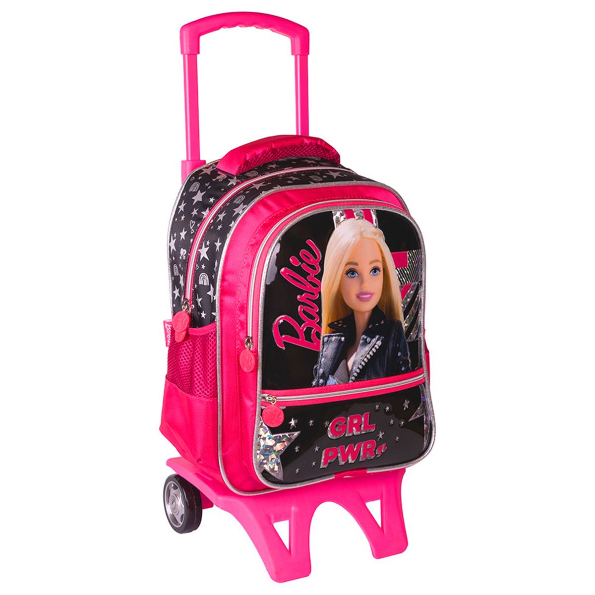 BARBİE ÇEKÇEKLİ OKUL ÇANTASI 2668 ÇİFT BÖLMELİ 1
