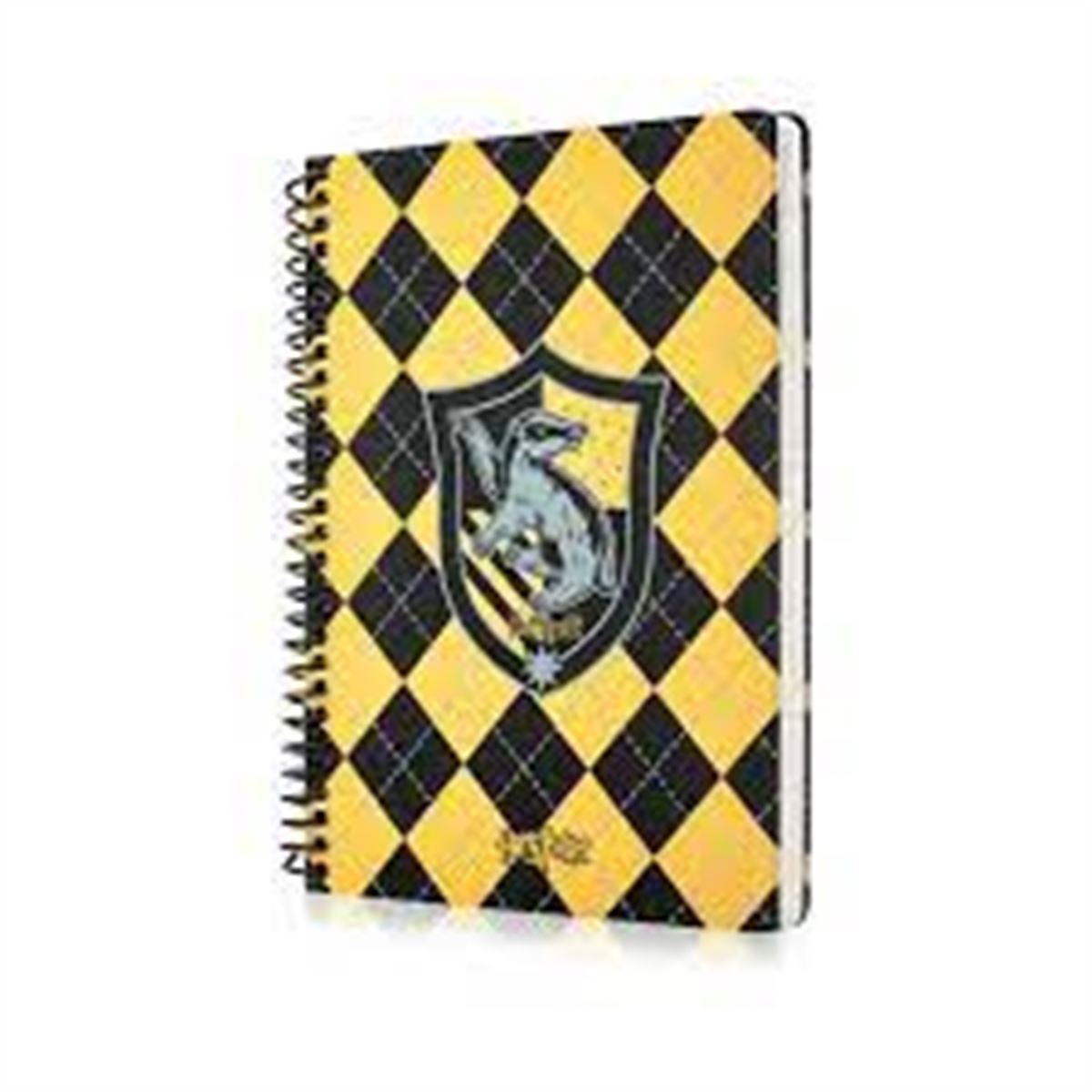 MABBELS BUTİK DEFTER HUFFLEPUF SPİRALLİ ÇİZGİLİ 1
