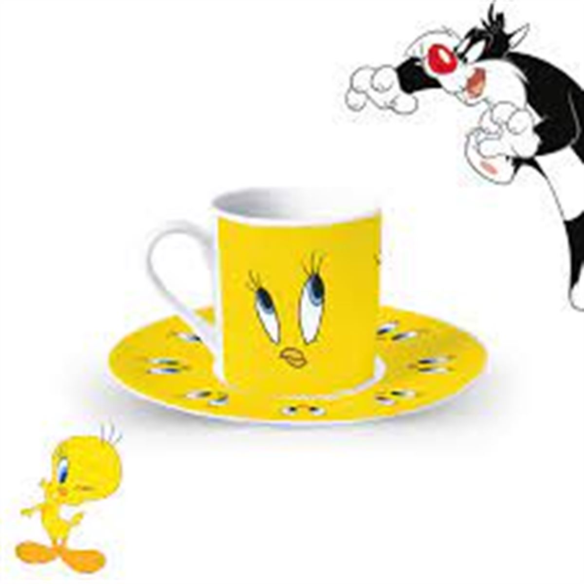 MABBELS TÜRK KAHVESİ FİNCAN SETİ TWEETY 1