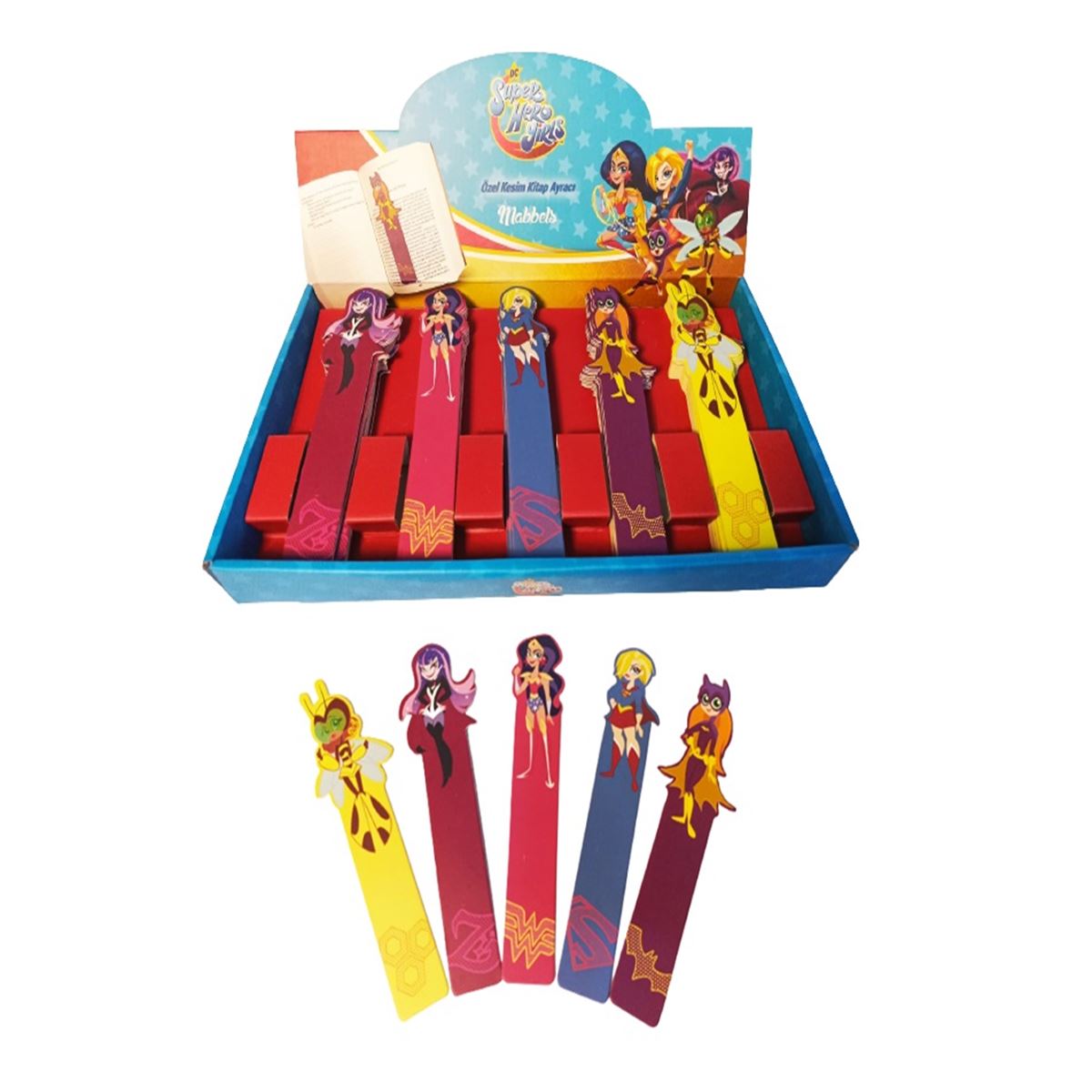 MABBELS KİTAP AYRACI SÜPER HERO GİRLS 60 LI 1