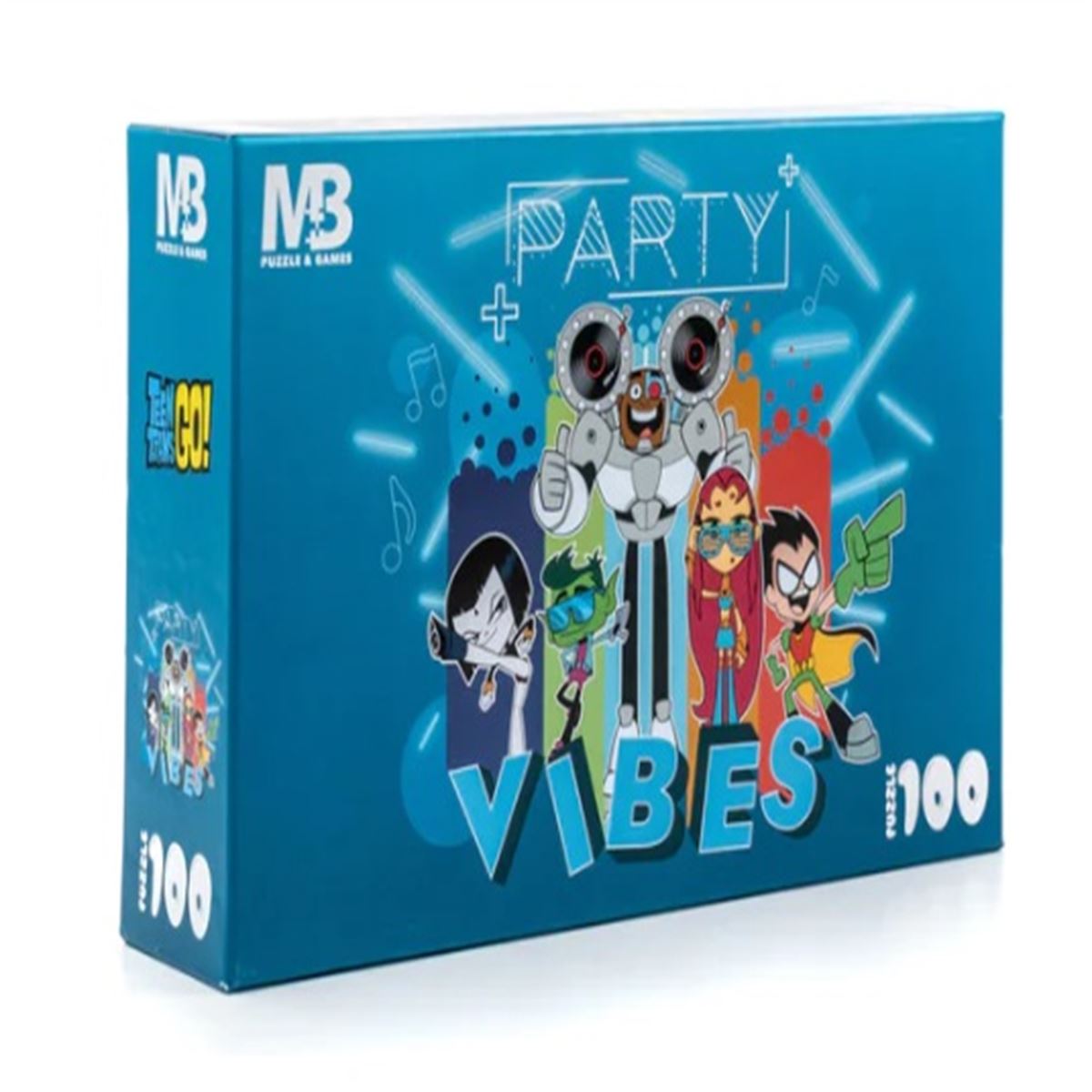 MABBELS PUZZLE TEEN TİTANS PARTY VİBES PZL-389026 100 PARÇA 1