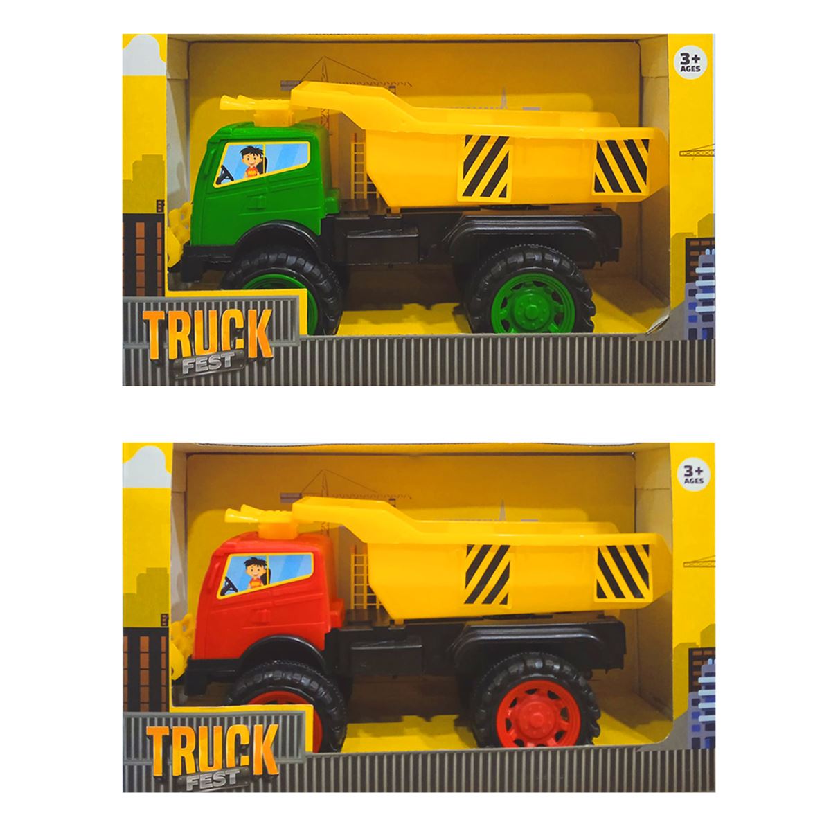 TOYSAN TRUCK FEST TOY-53 DAMPERLİ KAMYON KÜÇÜK 3+ 1