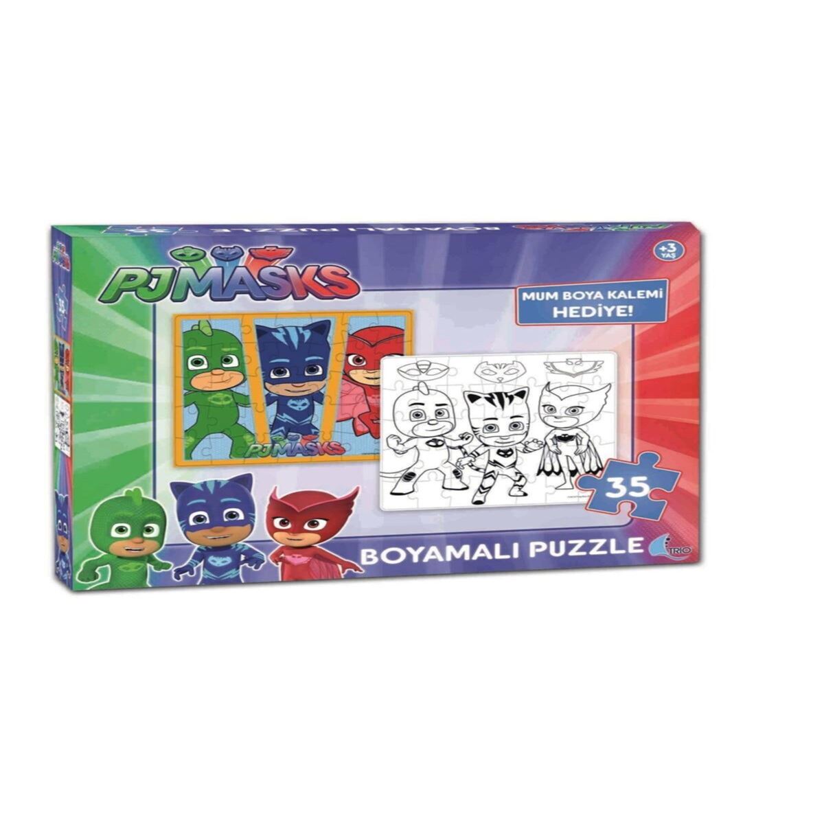 TRİO PJ MASKS BOYAMALI PUZZLE 1