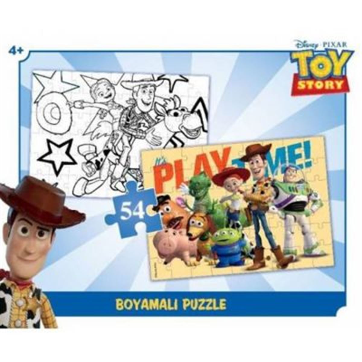 TRİO TOY STORY PUZZLE 54 PARÇA BOYAMALI PUZZLE-24 1