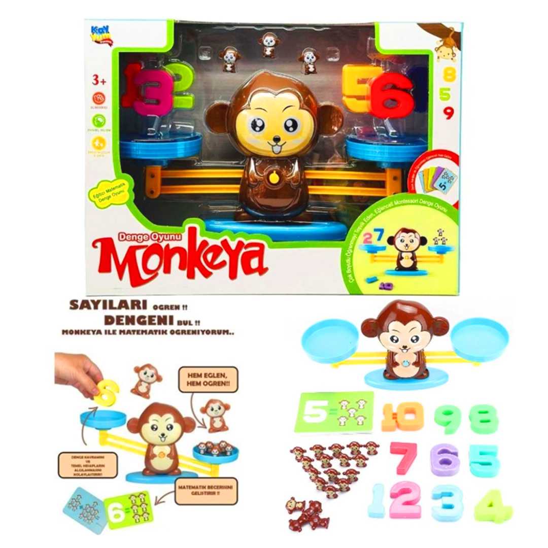 KAYYUM DENGE OYUNU MONKEYA 2321 EĞİTİCİ DENGE MAYMUNU 3+ 1