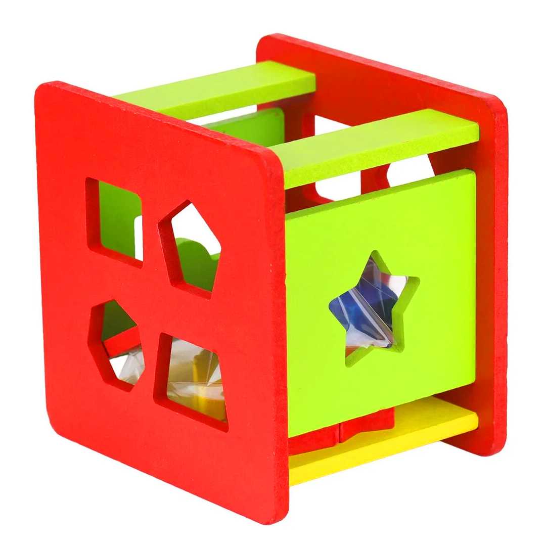 PLAY WOOD AHŞAP EĞİTİCİ BUL TAK KÜP ONY-411 6 RENK 12 PARÇA 18M+ 1