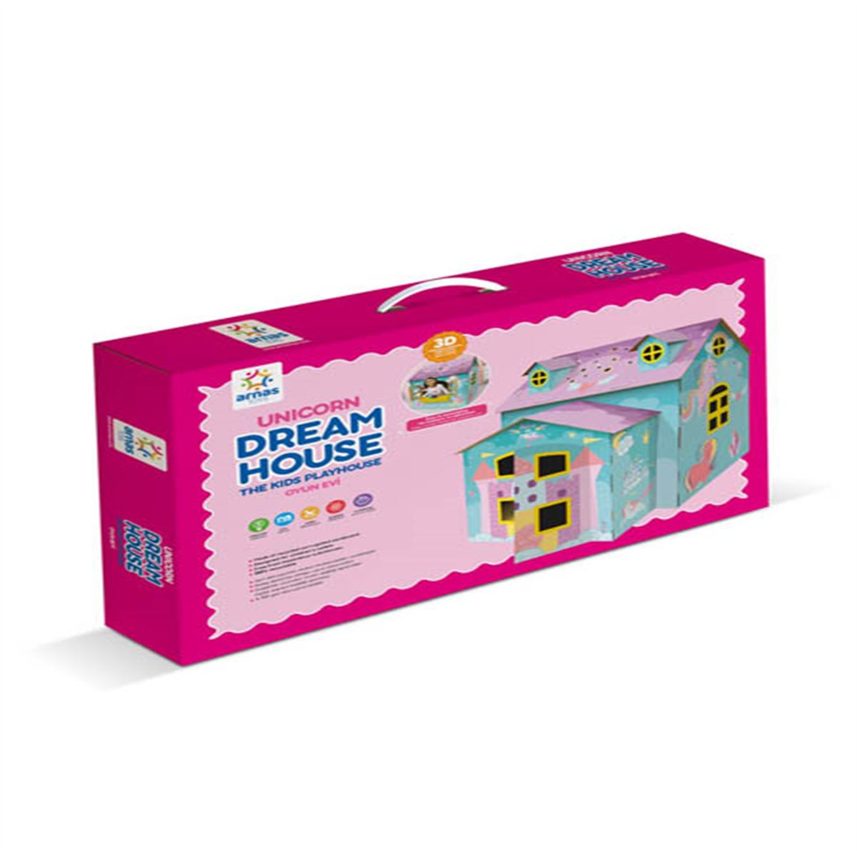 ARNAS TOYS MAKET KARTON DREAM HOUSE UNİCORN 5036 1